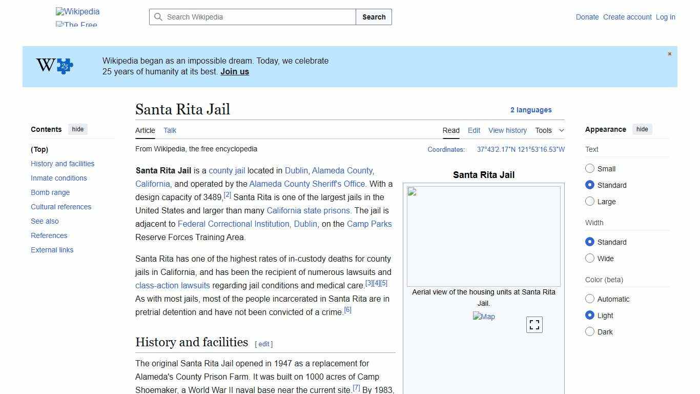 Santa Rita Jail - Wikipedia